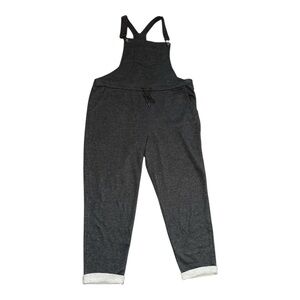 Rewash Charcoal Sweatshirt Cotton Blend Overalls XL Cozy Loungecore Casual